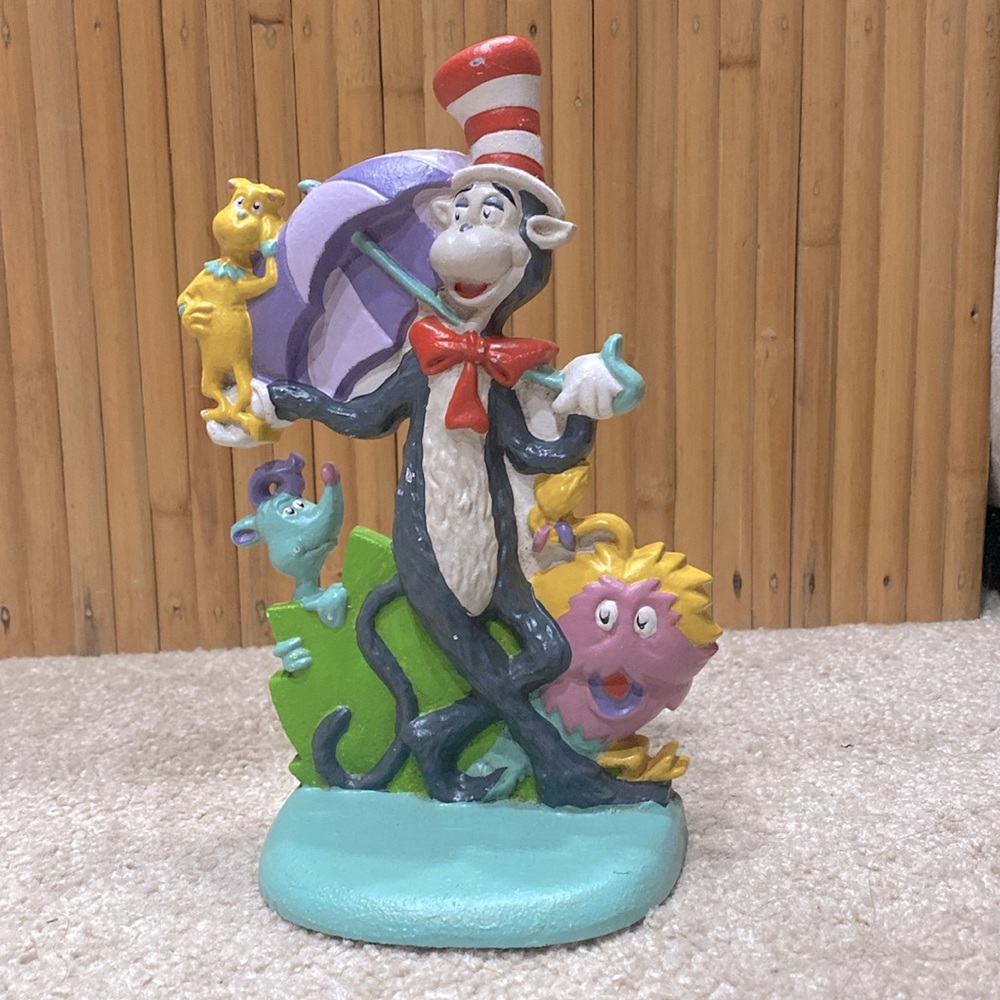 Vintage Rare Dr. Seuss Henson MCF Heavy Metal "Cat in a Hat" Unique Figurine !
